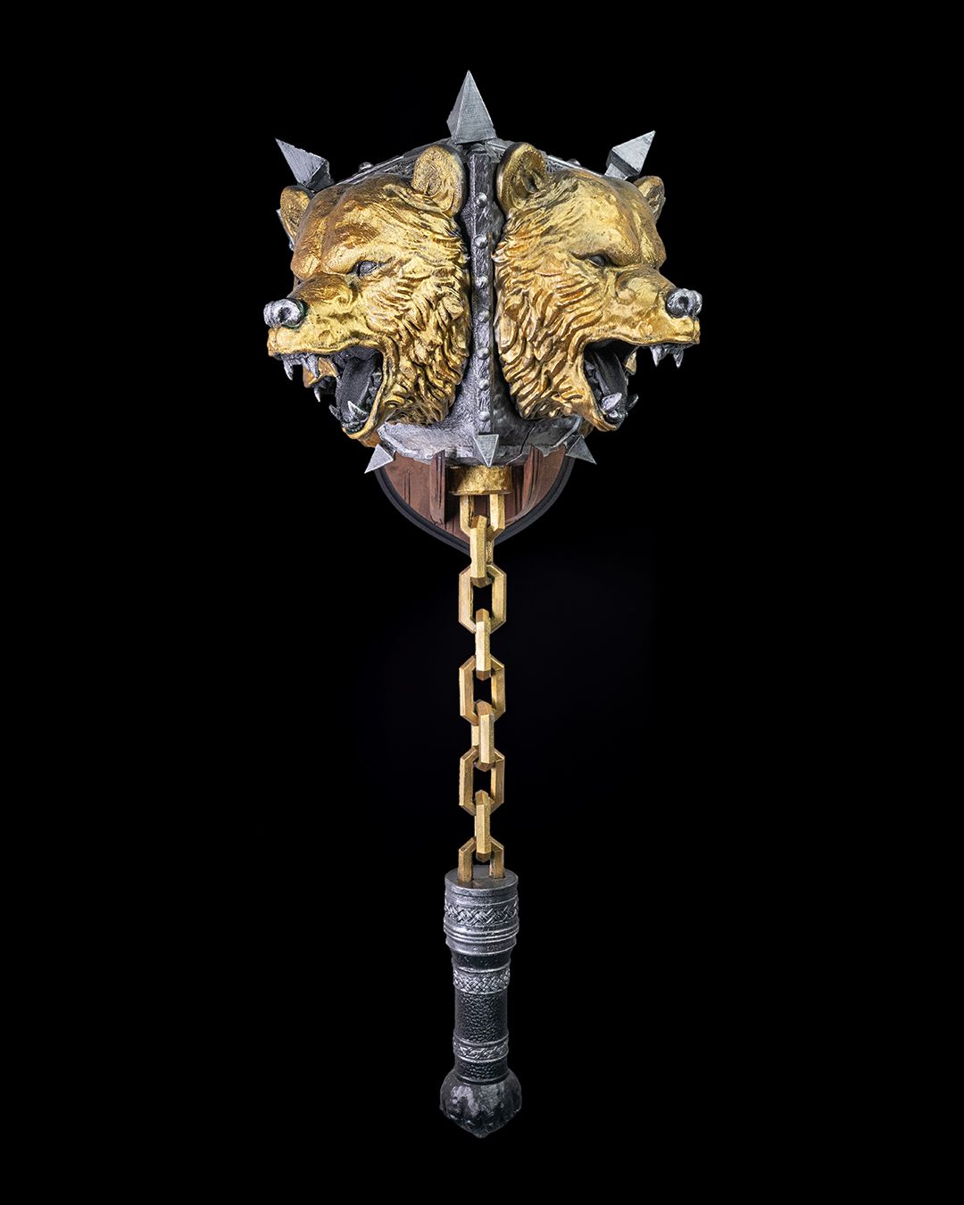 Bear’s Mighty Flail – 3D‑Printed Cosplay Prop Kit (Unpainted, Numbered Parts) - Image 6