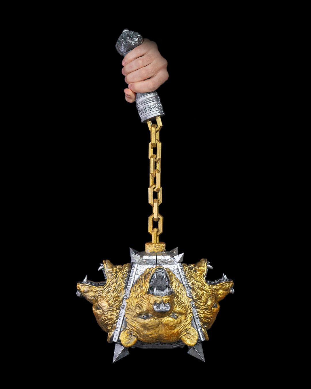 Bear’s Mighty Flail – 3D‑Printed Cosplay Prop Kit (Unpainted, Numbered Parts) - Image 7