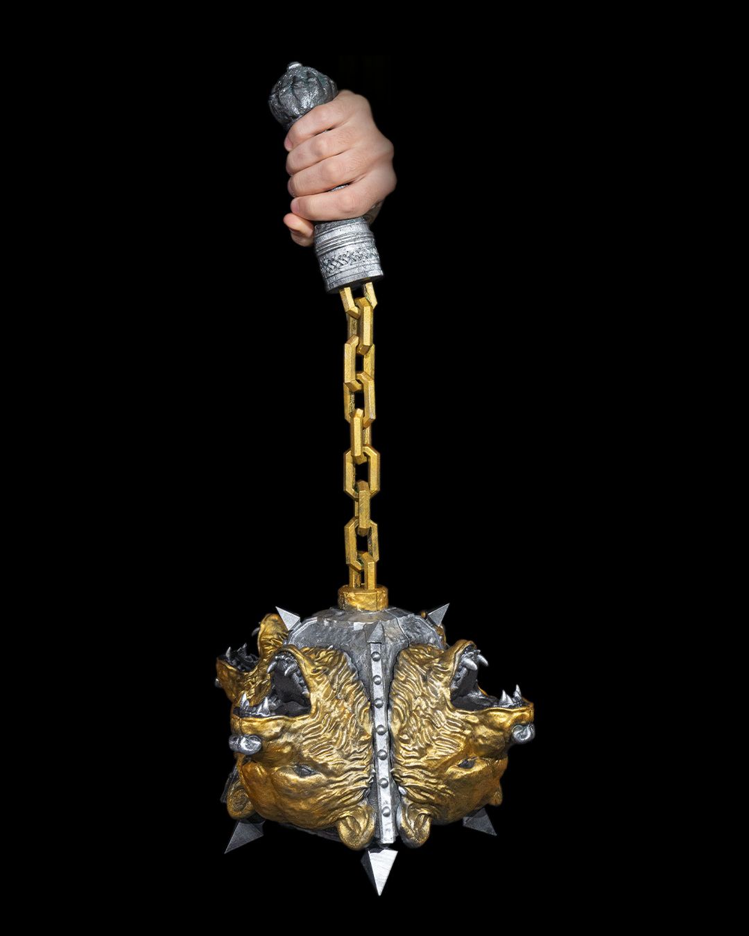 Bear’s Mighty Flail – 3D‑Printed Cosplay Prop Kit (Unpainted, Numbered Parts) - Image 8