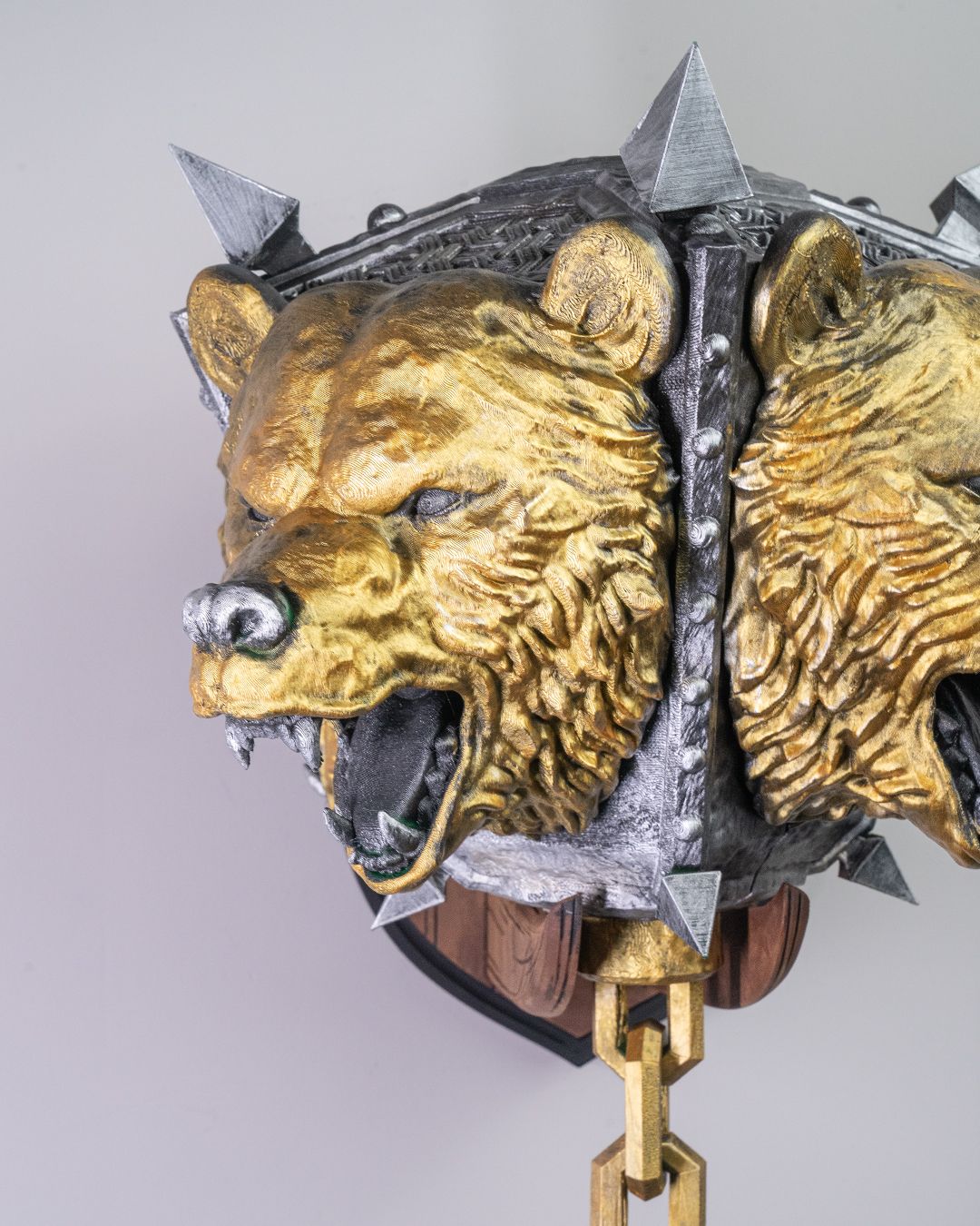 Bear’s Mighty Flail – 3D‑Printed Cosplay Prop Kit (Unpainted, Numbered Parts) - Image 4