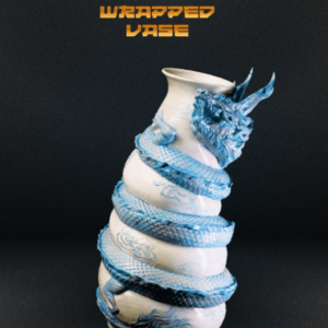Dragon Wrapped Vase