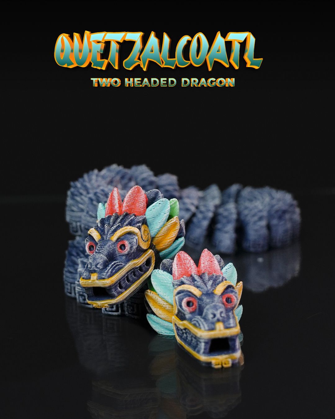 Quetzalcoatl Two Headed Dragon