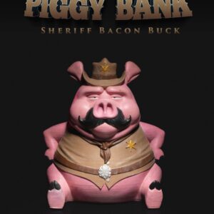 Piggy Bank - Sheriff Bacon Buck