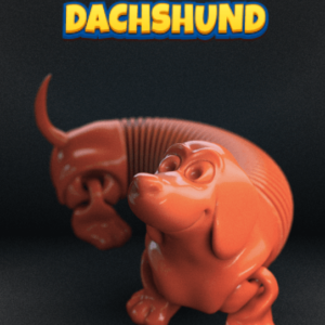 Articulated & Flexible Dachshund