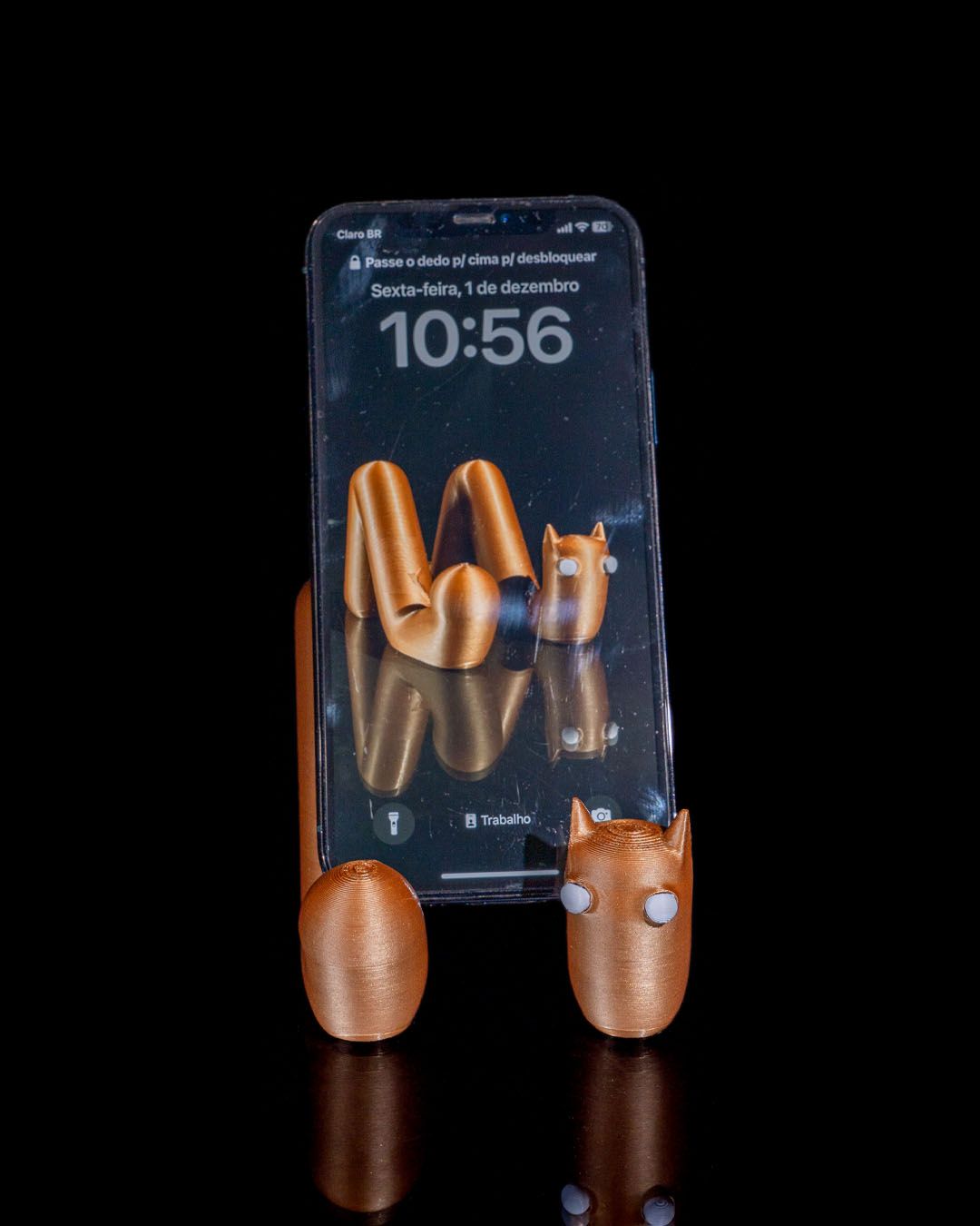 Goth Cat Desk Set - Image 2