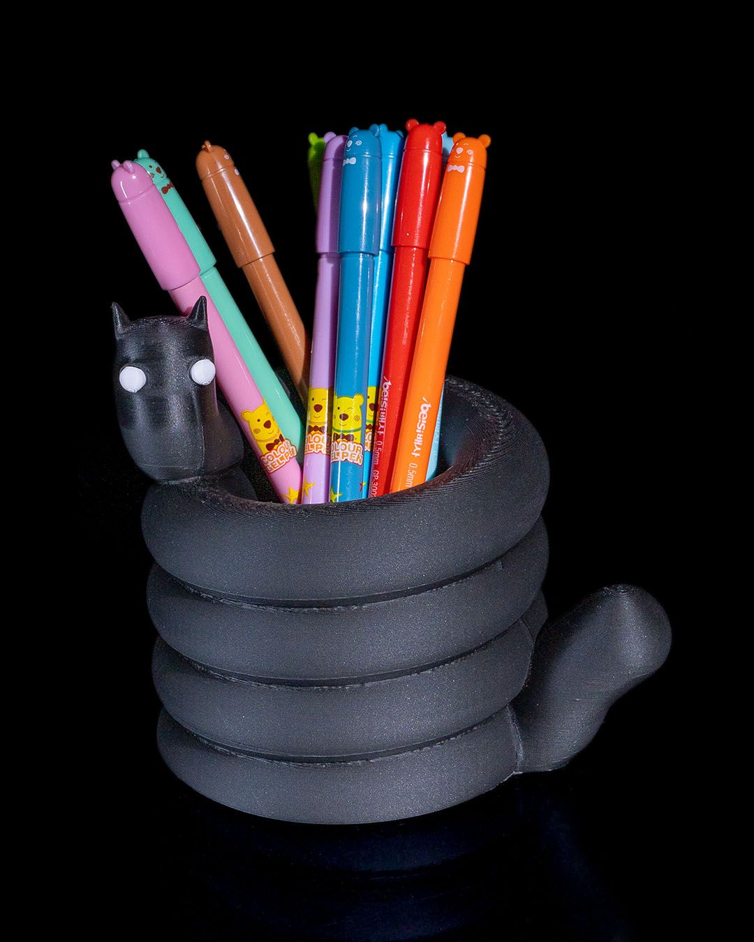 Goth Cat Desk Set - Image 4