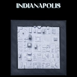 3D City Frames - Indianapolis