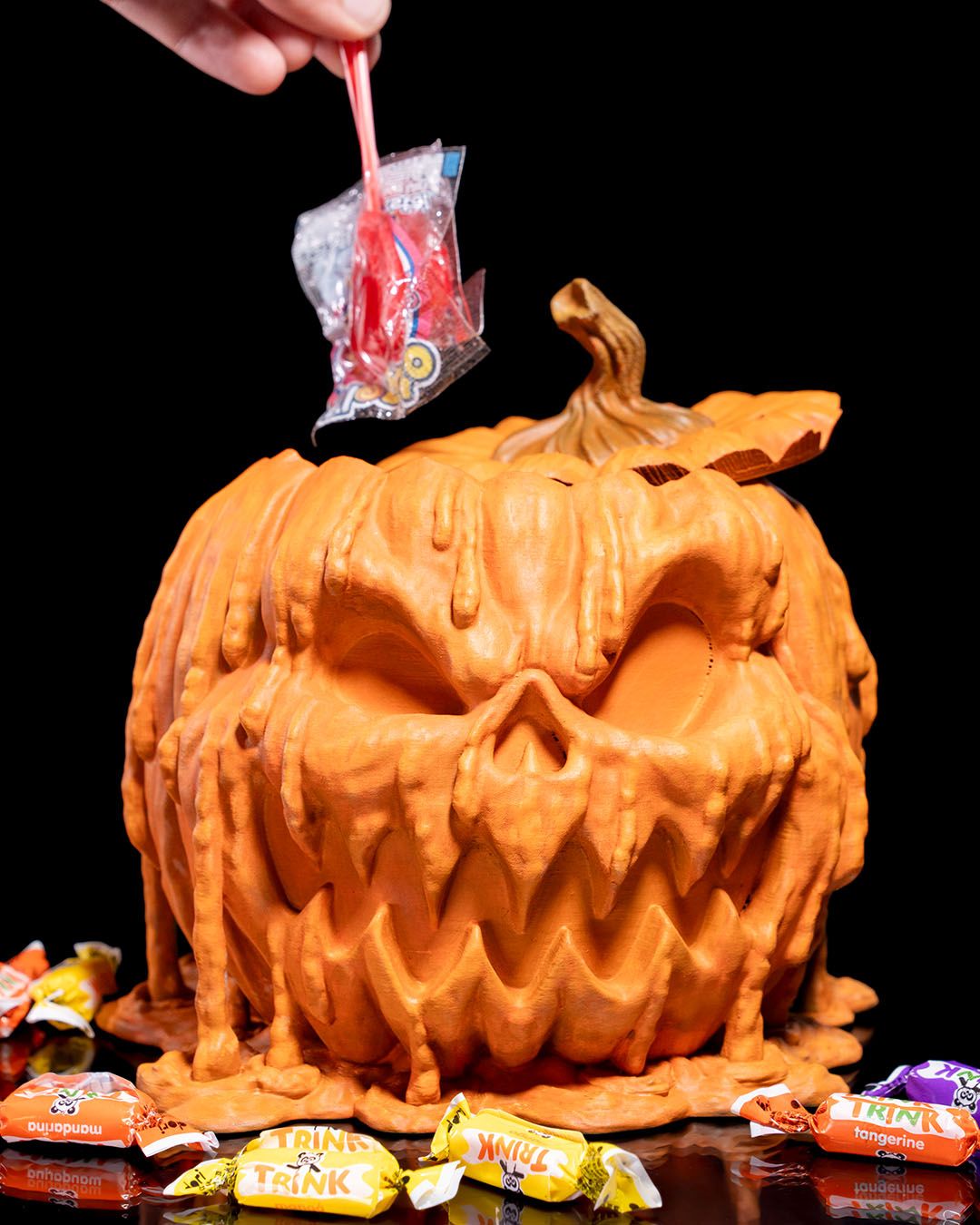 Melting Pumpkin Candy Dispenser - Image 6