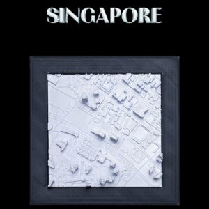 3D City Frames - Singapore, Asia