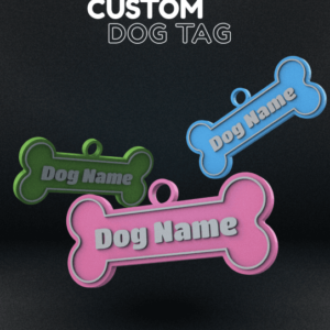 Customizable Dog Tag