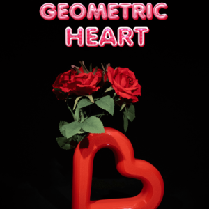 Geometrical Heart Vase