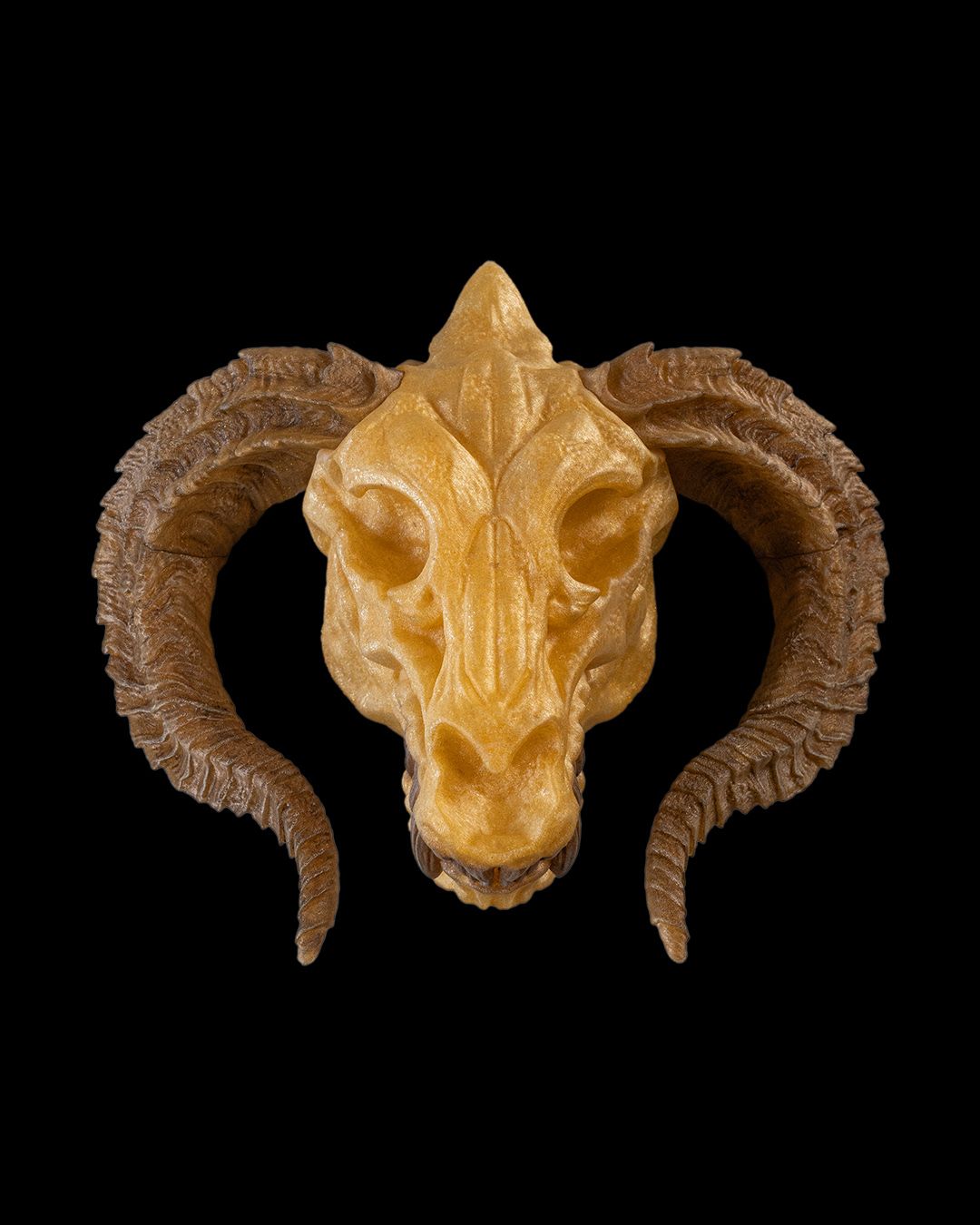Gold Dragon Skull - Image 2