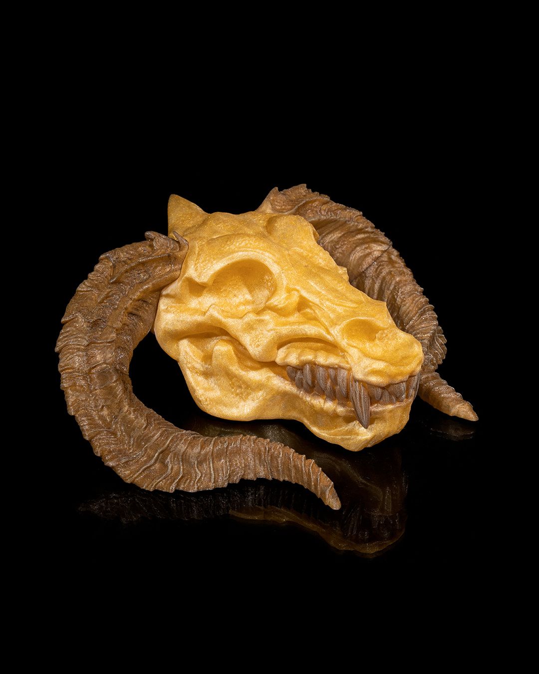 Gold Dragon Skull - Image 7