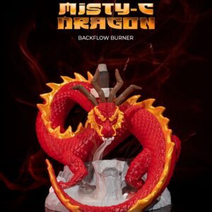 Suporte para incenso Dragão - Misty-c Dragon Backflow Burner