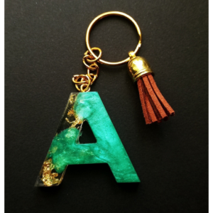 Atslēgu Piekariņš "A" - zaļš