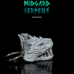 The Midgard Serpent Keychain