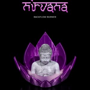 Suporte para incenso Buddha - Nirvana Backflow Burner
