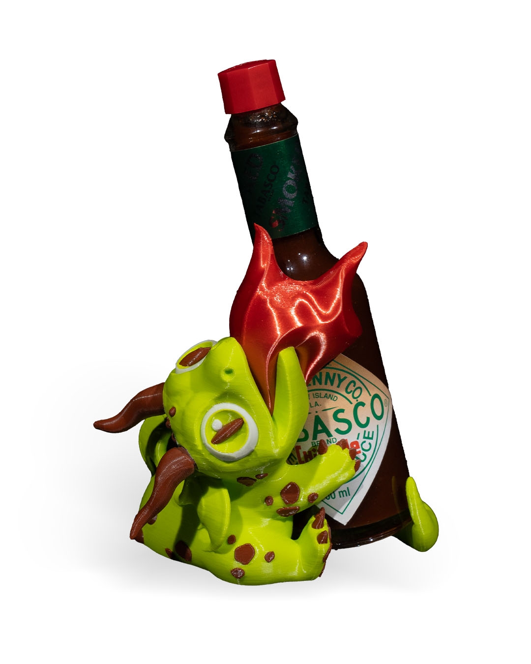 Suporte Pimenta Tabasco Design na impressora 3D - Dragon’s Breath Tabasco Holder - Image 7