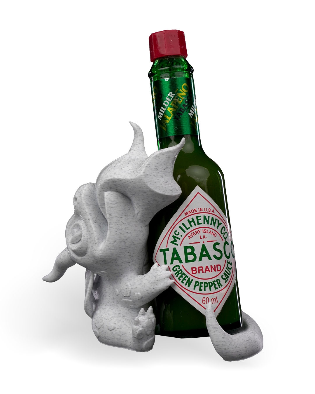 Suporte Pimenta Tabasco Design na impressora 3D - Dragon’s Breath Tabasco Holder - Image 8