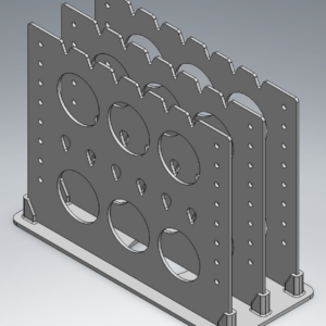 Earring Stand - Capacity: 18-pair of French Loop style w/ 24-pair of stud style earrings