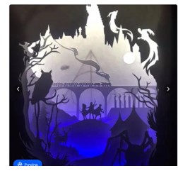 Harry Potter Light Box