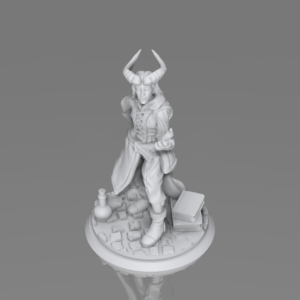 Miniatura Tiefling - Rogue - Masculino Alternativo