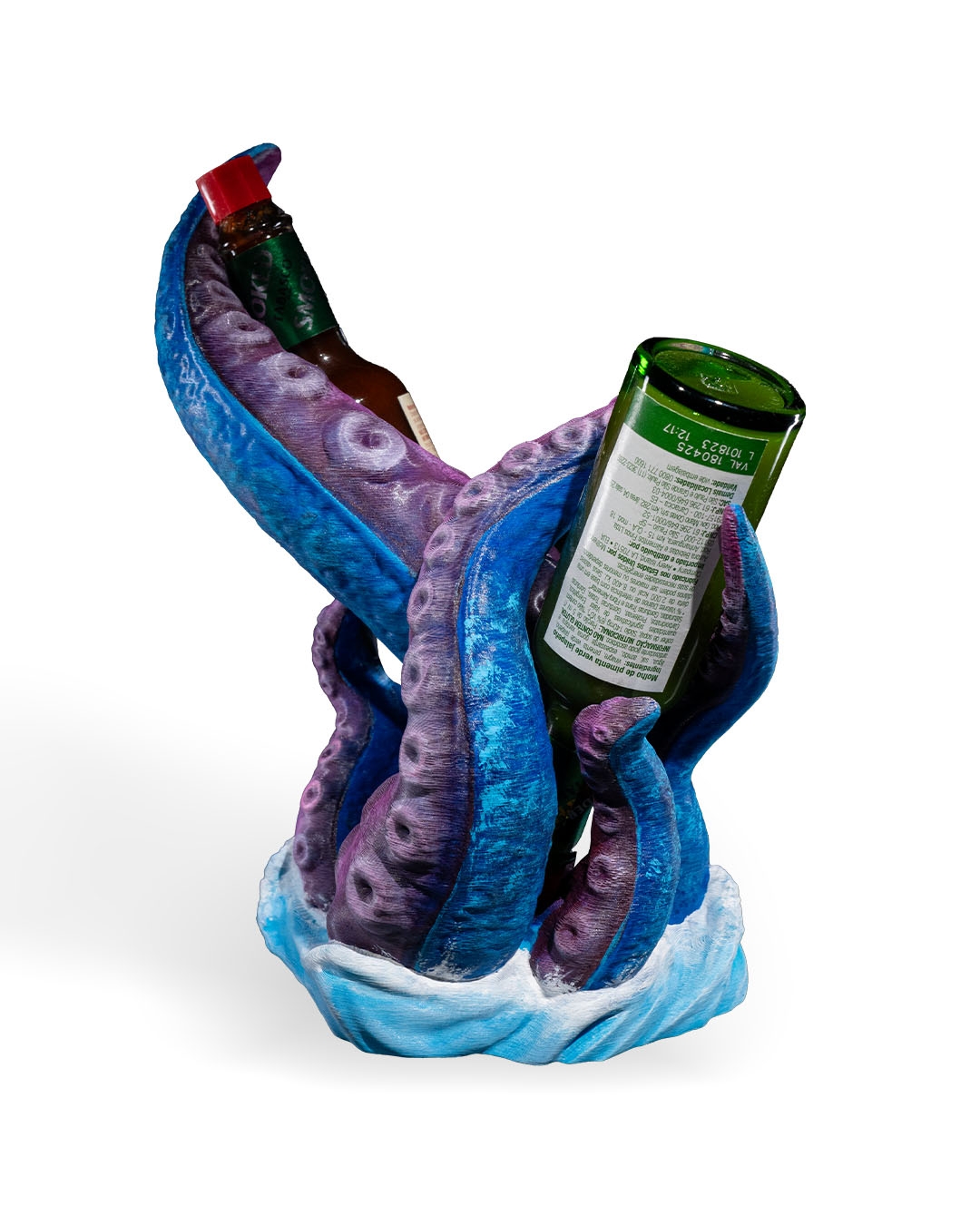 Suporte Pimenta Tabasco Polvo Design na impressora 3D - Pulpo Rojo Tabasco Holder - Image 9