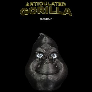 Articulated Gorilla Keychain