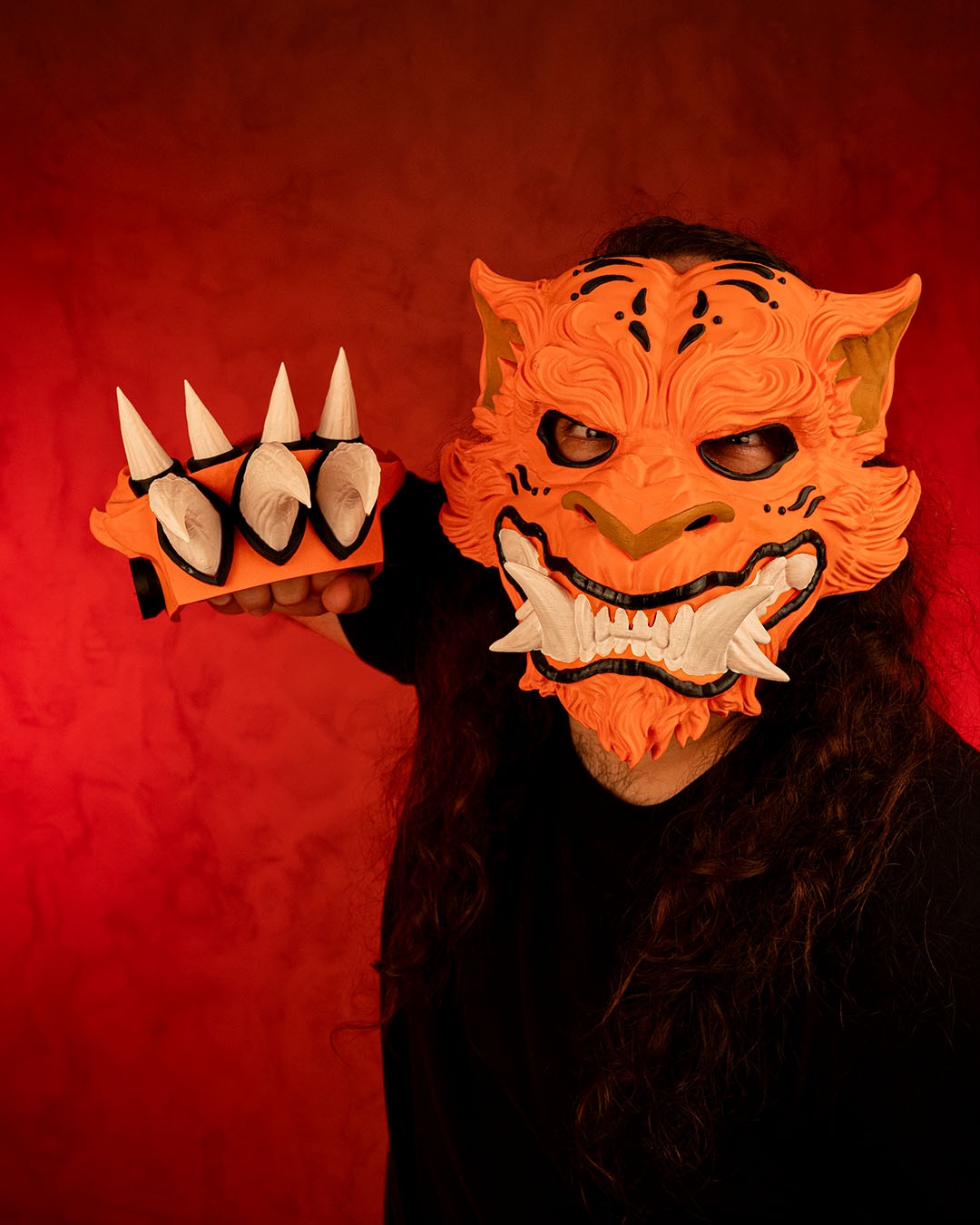 Feral Claws (Unpainted) – 3D Printed Costume Prop & Display - Image 3