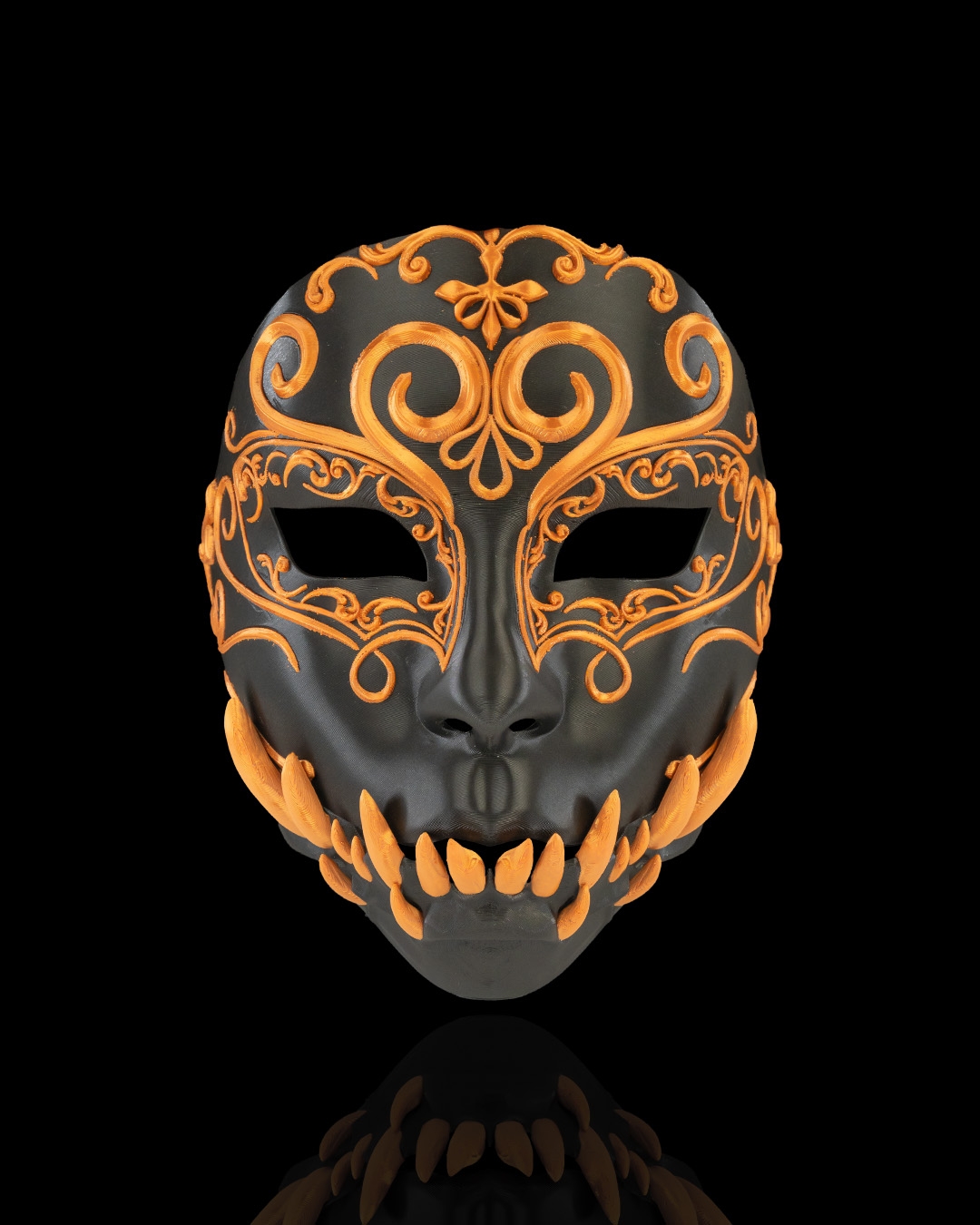 Opulent Masquerade Halloween Mask - Image 2