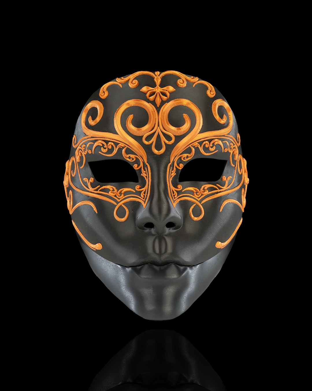 Opulent Masquerade Halloween Mask - Image 3