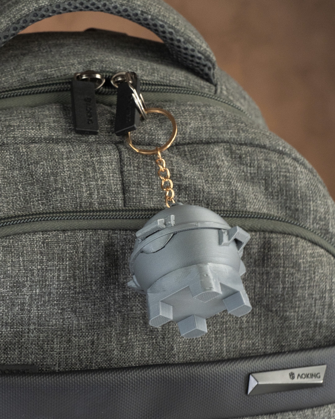 Turkey in a Grill Keychain Container - Image 4