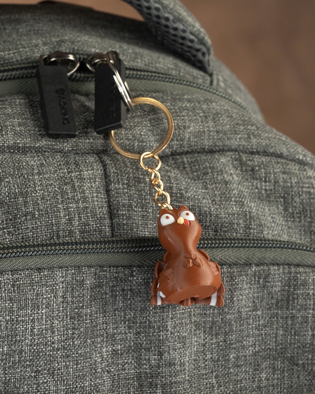 Turkey in a Grill Keychain Container - Image 3