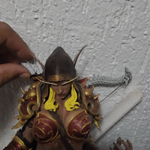 🌟 Miniatura de Sylvanas: Detalhes Impecáveis em Resina - Um Tesouro para Fãs de World of Warcraft! 🌟