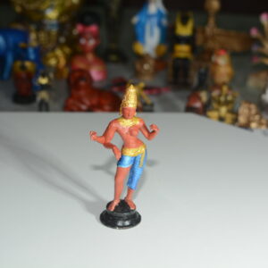 📚 Miniatura da Deusa Saraswati em Resina - Pintada à Mão 🎨