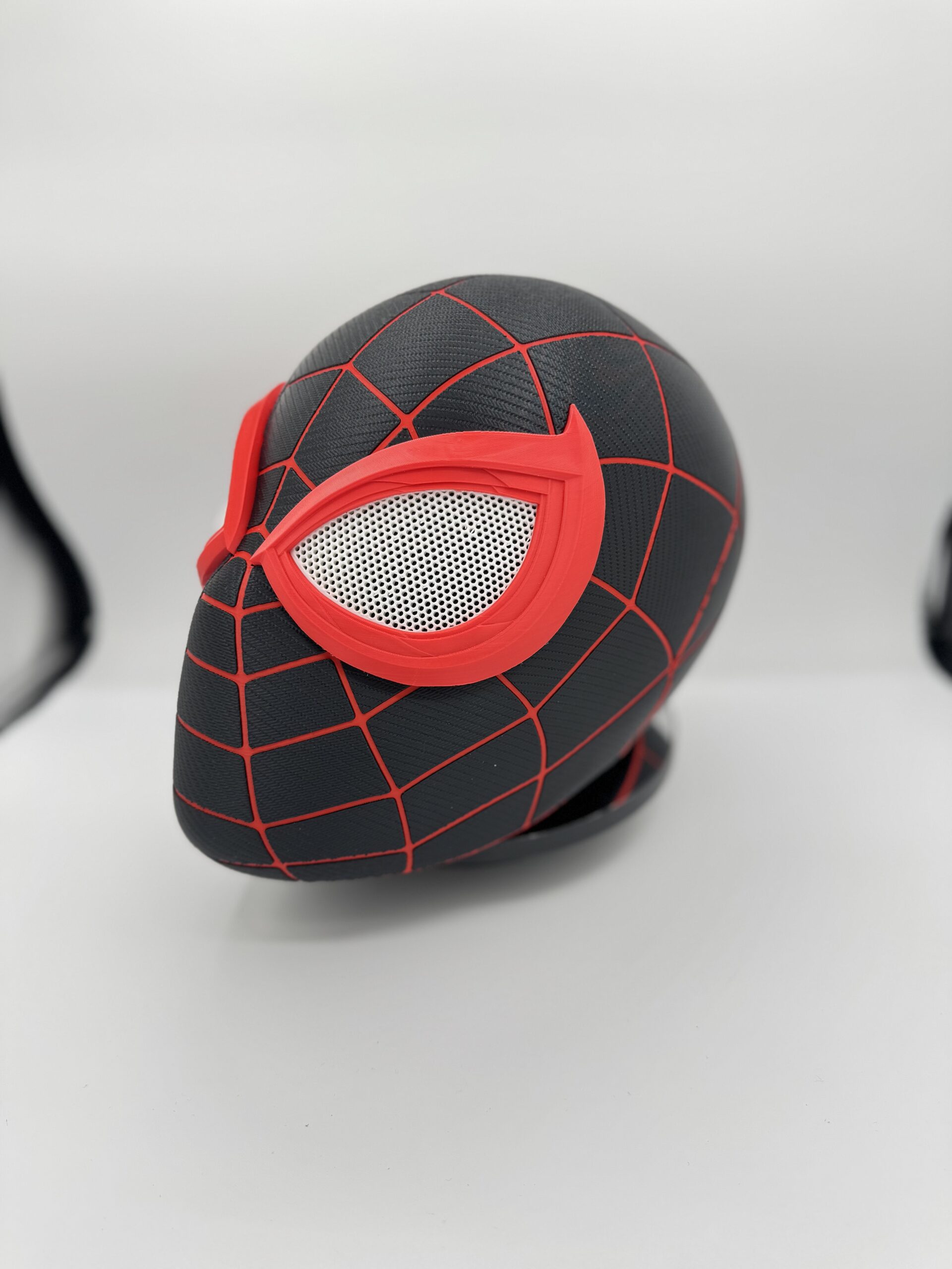 Miles Morales Spiderman Cosplay Helmet - Image 4