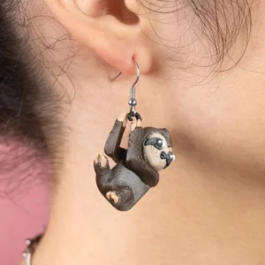 Brincos Macaco Personalizados In the right Sloth