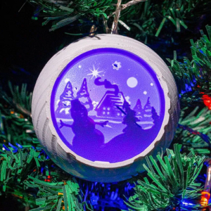 Enfeite de Natal Iluminado