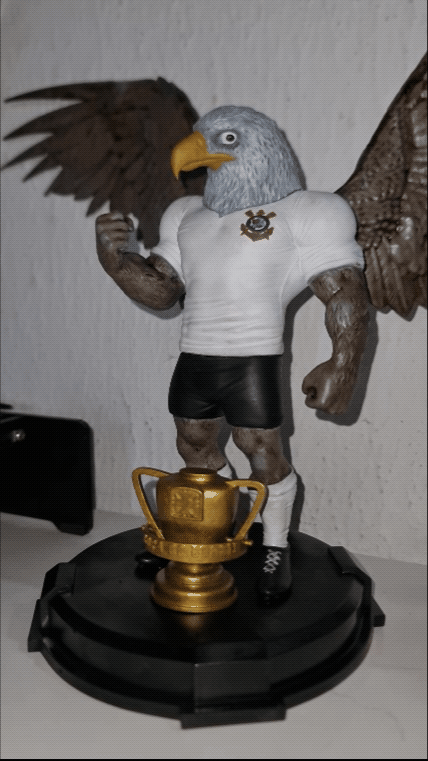 Mascote do Corinthians em 3D: Exclusividade Para Torcedores Fieis!