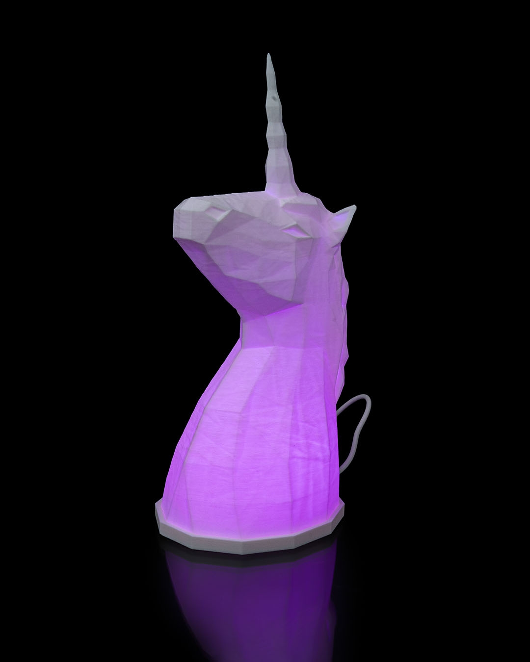 Low Poly Unicorn Table Lamp - Image 2