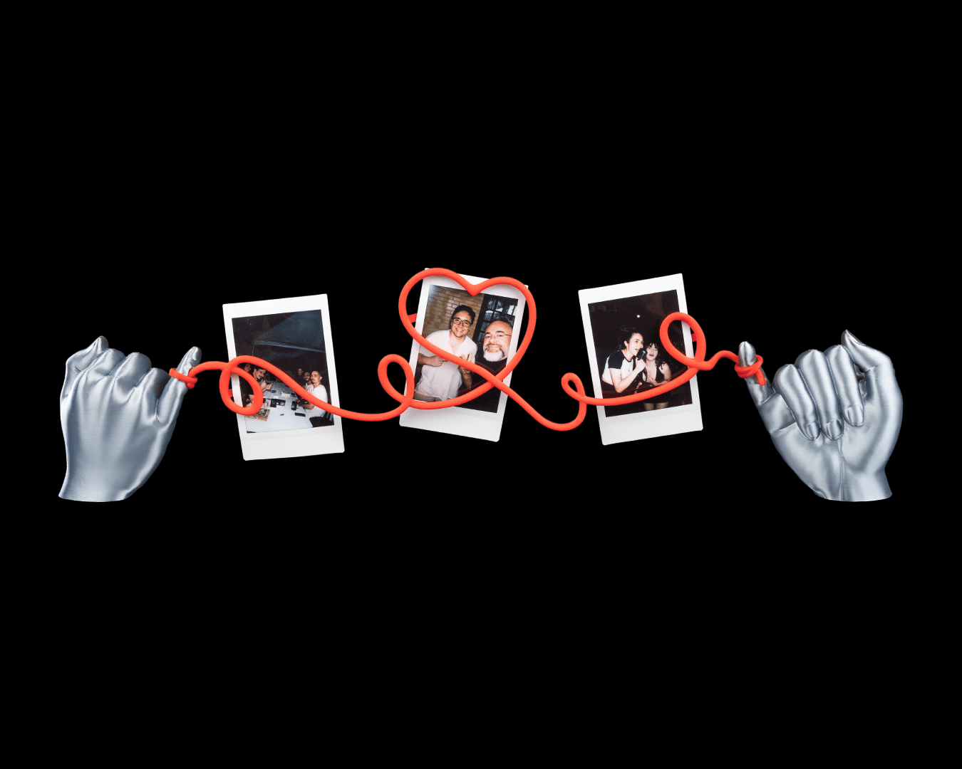 Porta-Retrato 3D “linha do destino” - Image 2