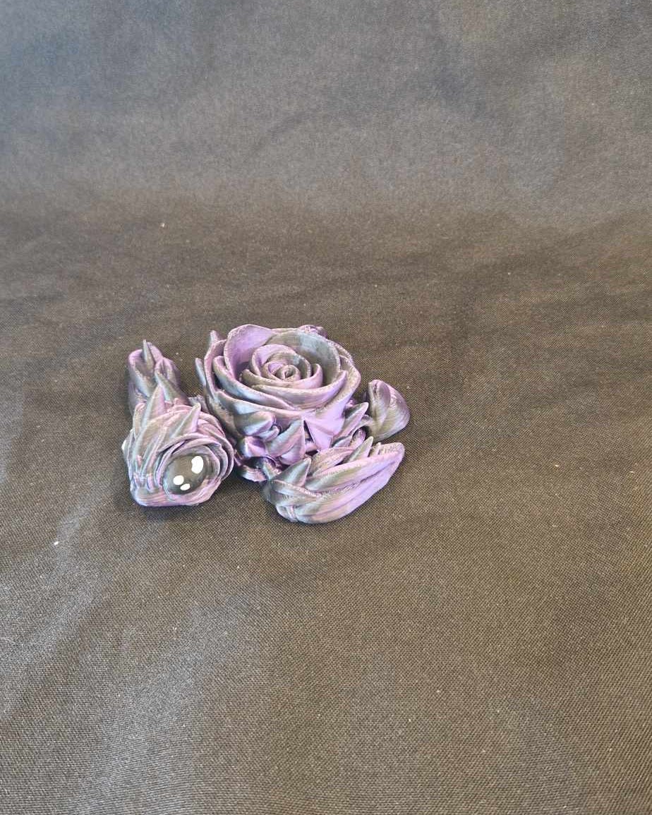 Tortue rose articulée