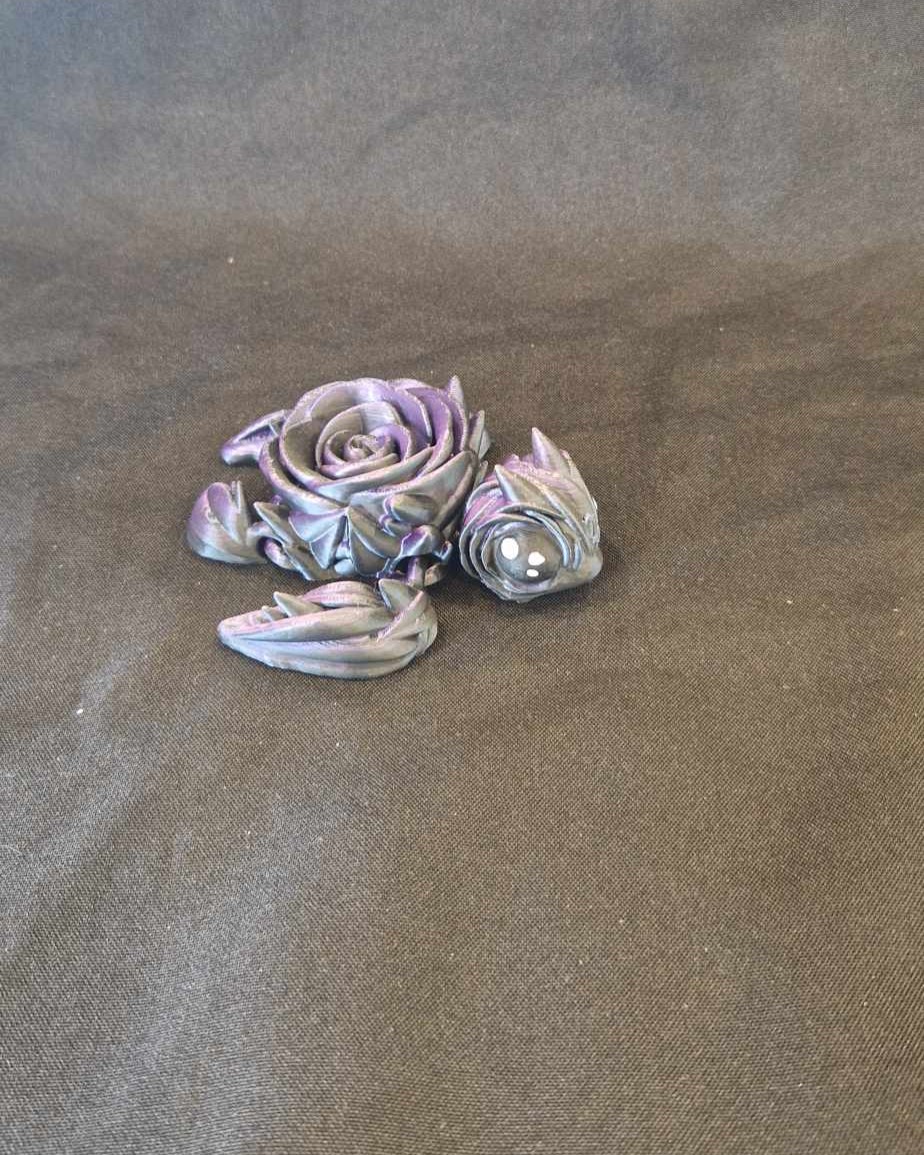 Tortue rose articulée - Image 2