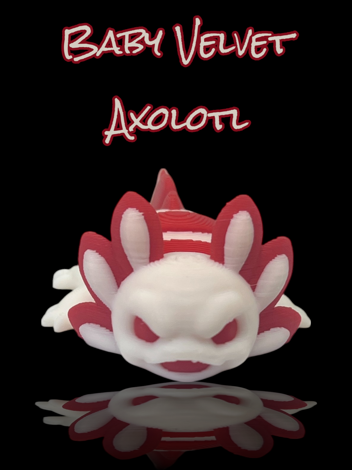 Baby Velvet Axolotl