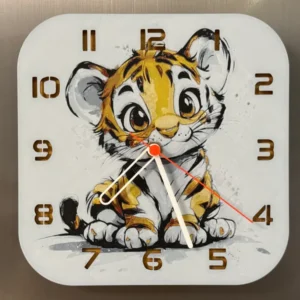 Wand-/Tischuhr Tiger-Baby