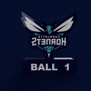 Charlotte Hornets Sign - LED Strip Compatible