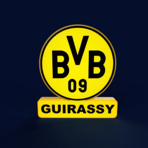 Borussia Dortmund Sign - LED Strip Compatible