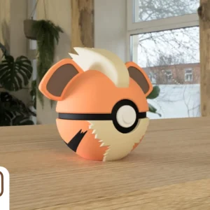 N3D Pokéball - 0058 Growlithe