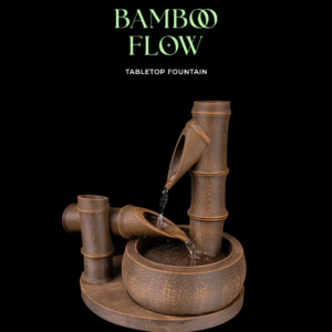 Bamboo Flow Tabletop Fountain