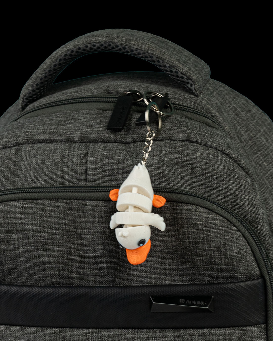Cute Flexi Duck Keychain - Image 2